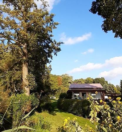 Bungalow Idylle Am See Neuruppin Bagian luar foto