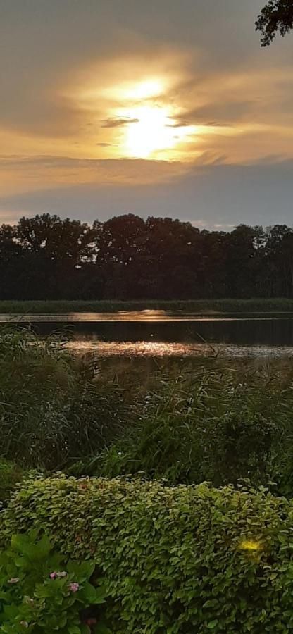 Bungalow Idylle Am See Neuruppin Bagian luar foto