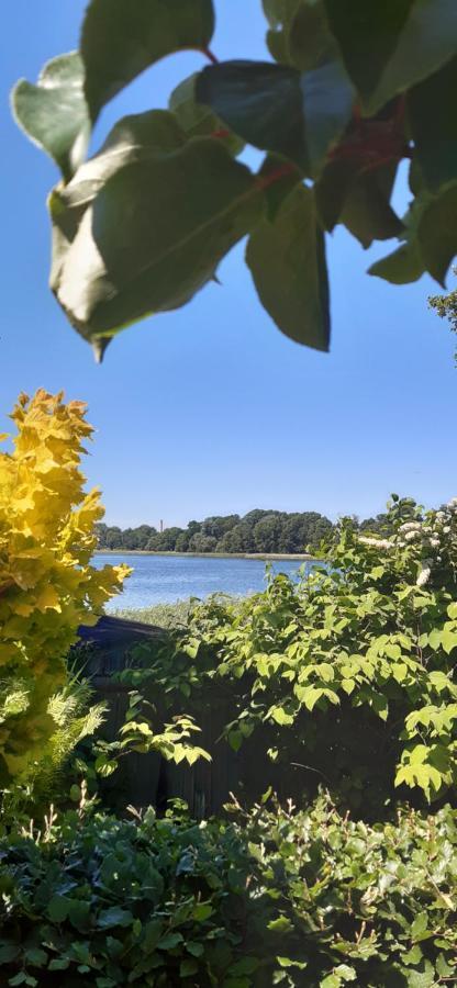 Bungalow Idylle Am See Neuruppin Bagian luar foto